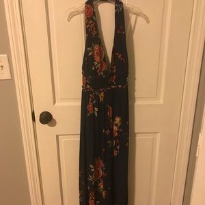 Navy Maxi Summer Dress